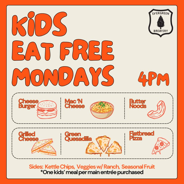 Kids eat FREE