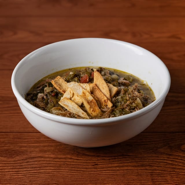 Bowl Green Chili.
