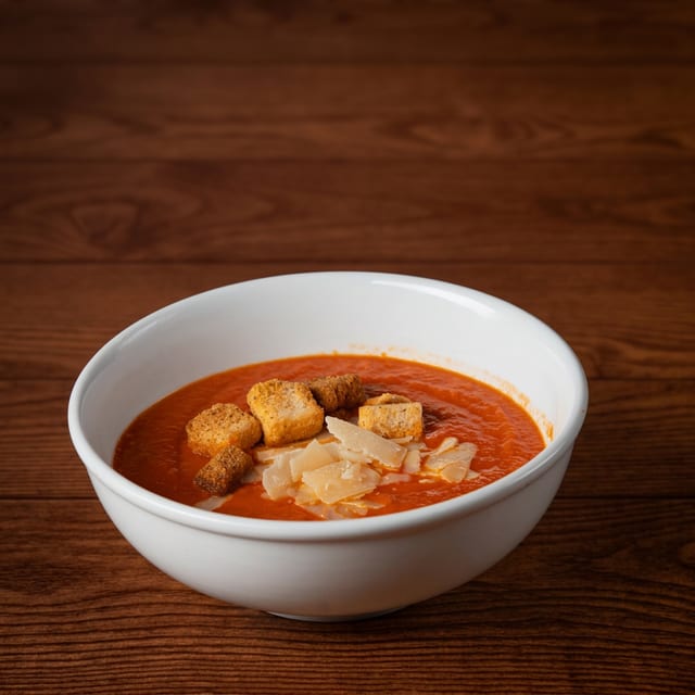 Bowl Tomato Basil Bisque.